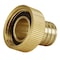 Apollo 1 in. Brass PEX Barb x 1 in. NPSM Swivel Manifold Inlet Adapter APXNPSM1S - alternate 3